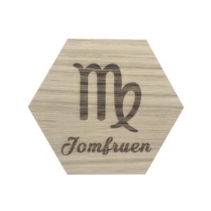 Design plade stjernetegn jomfruen