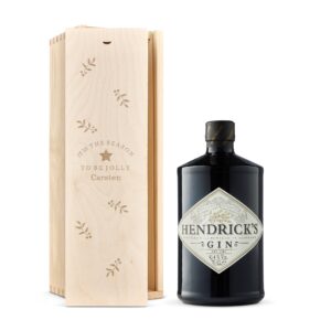 Hendrick's Gin - Indgraveret æske