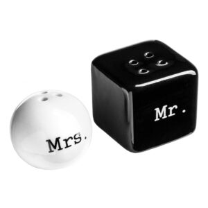 Salt- & Pebersæt Mr & Mrs - 2-stk