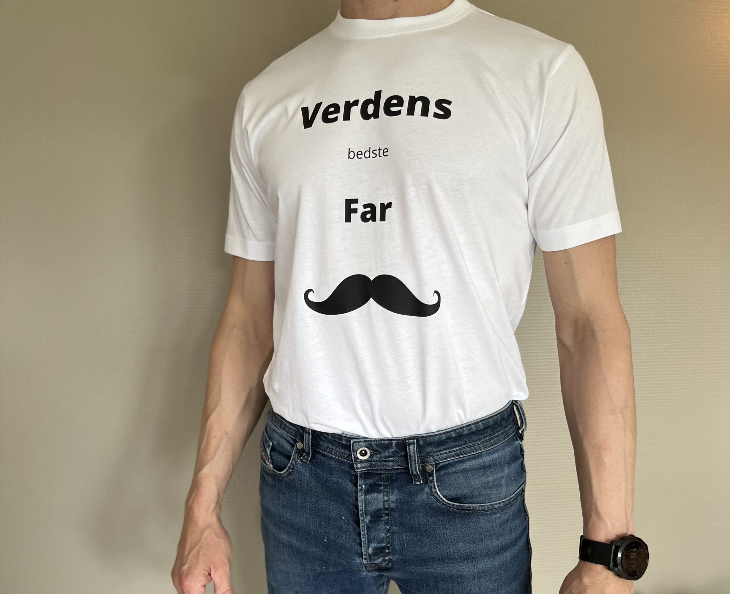 T shirt Bedste far/farfar eller morfar Morfar XL