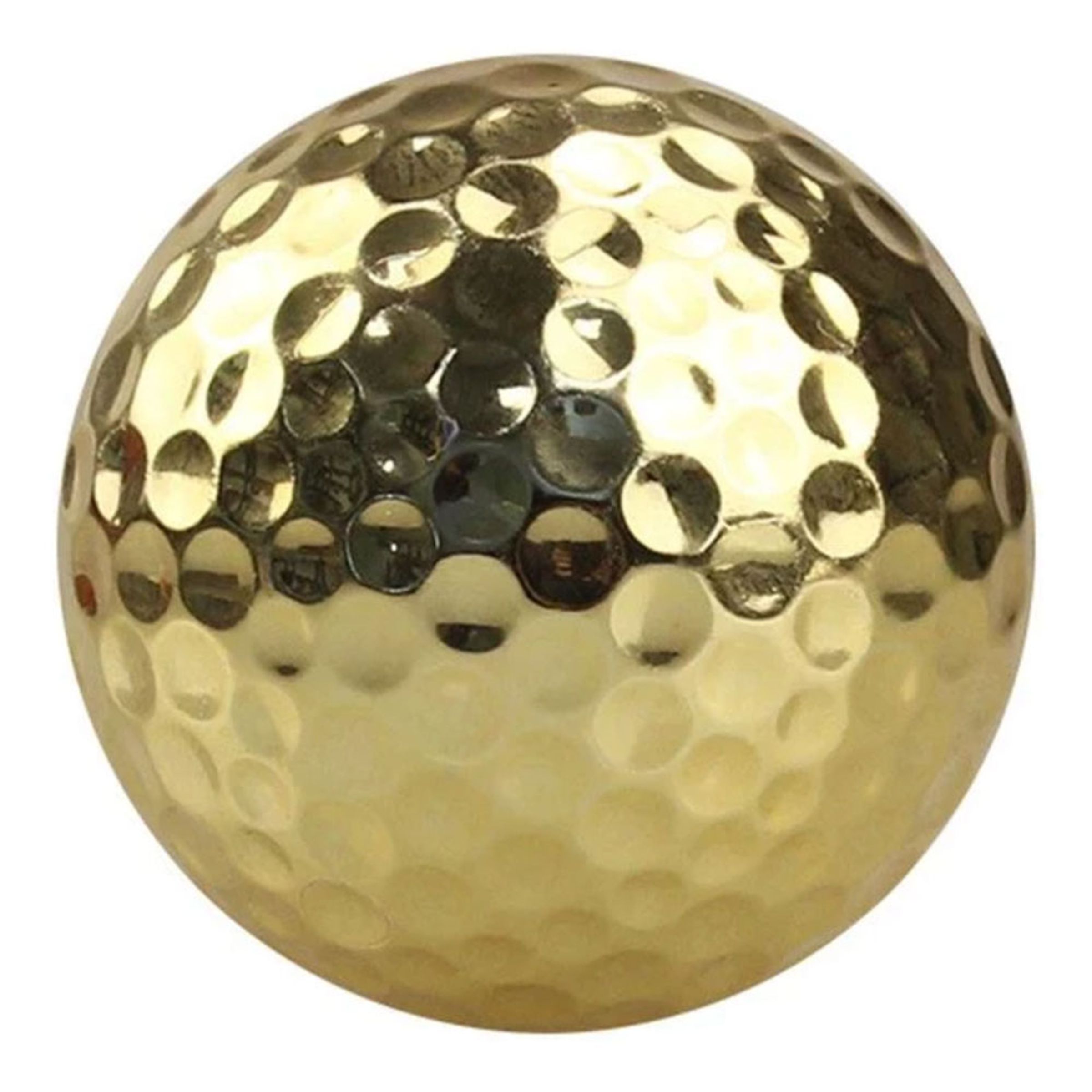 Guldfarvet Golfbold
