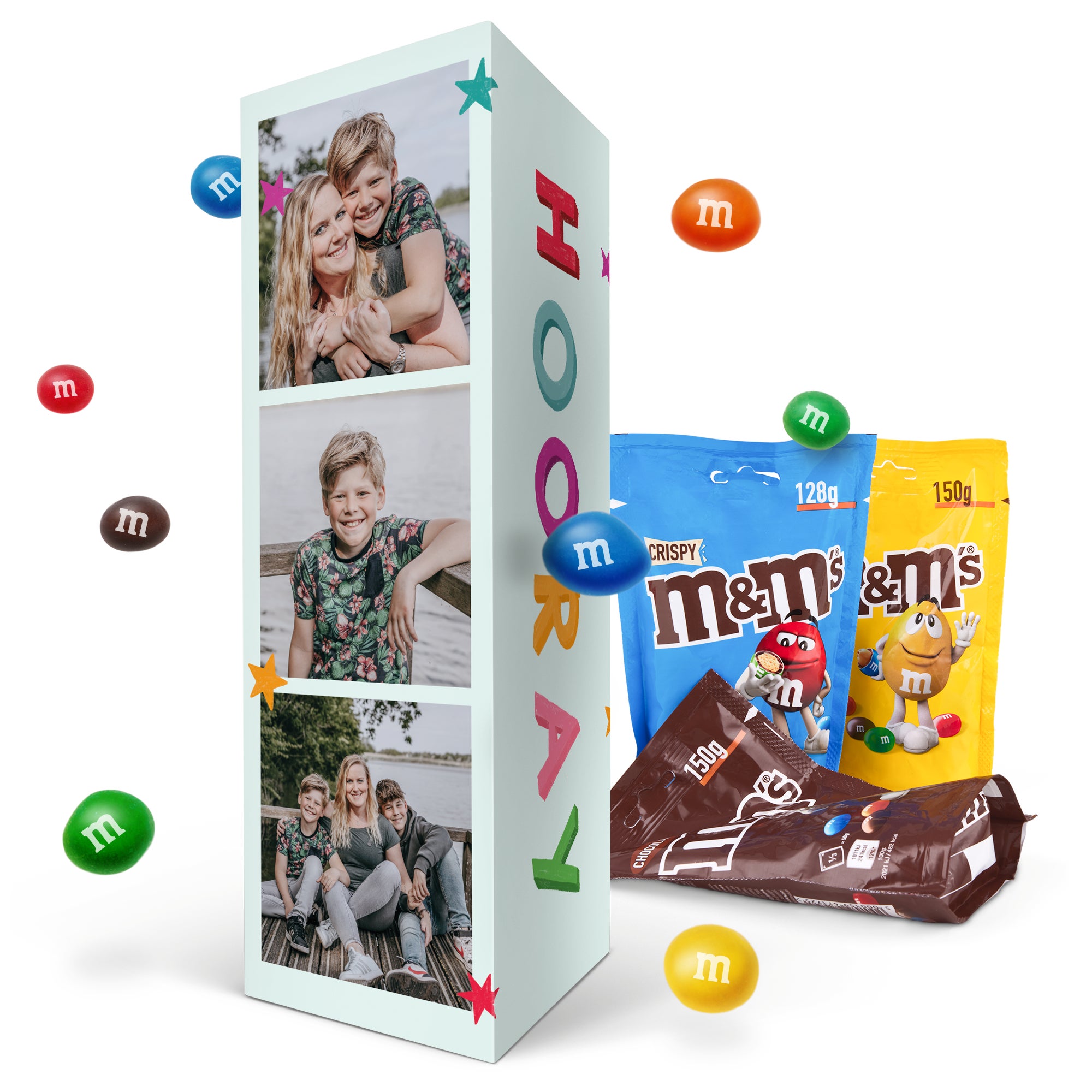 Personlig M&M's chokoladegave