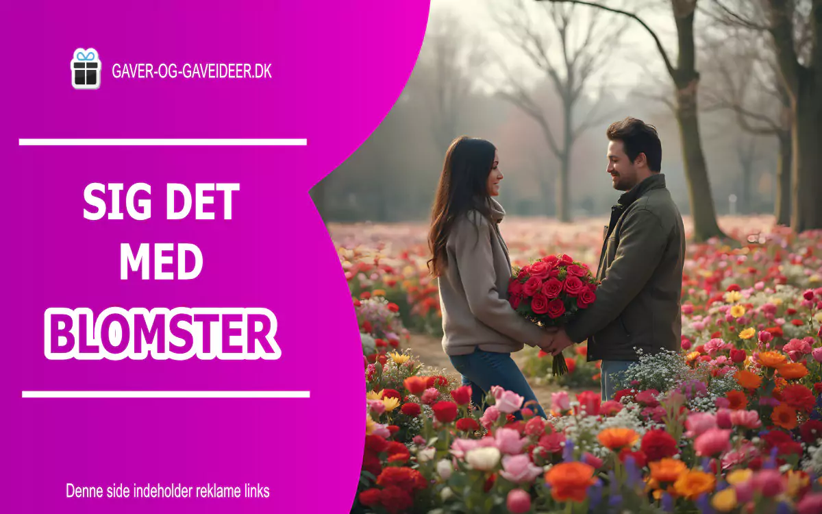 Giv blomster i gave