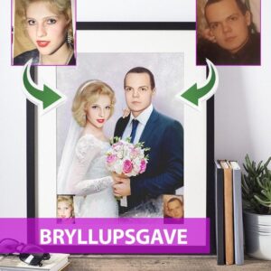 Bryllupsgave - Dream portræt efter dine fotos