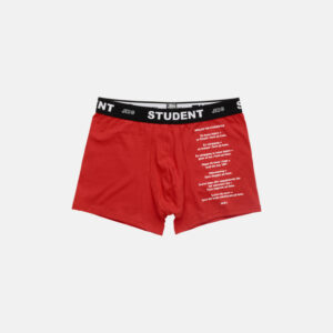 Tights "student" | Bomuld | Rød