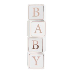 Dekorationsklodser Baby Roséguld