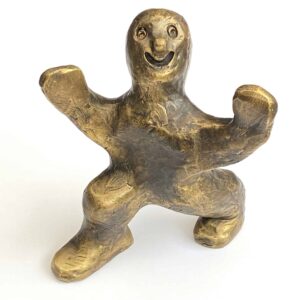 Den aktive - sprudlende og energisk - ægte bronze