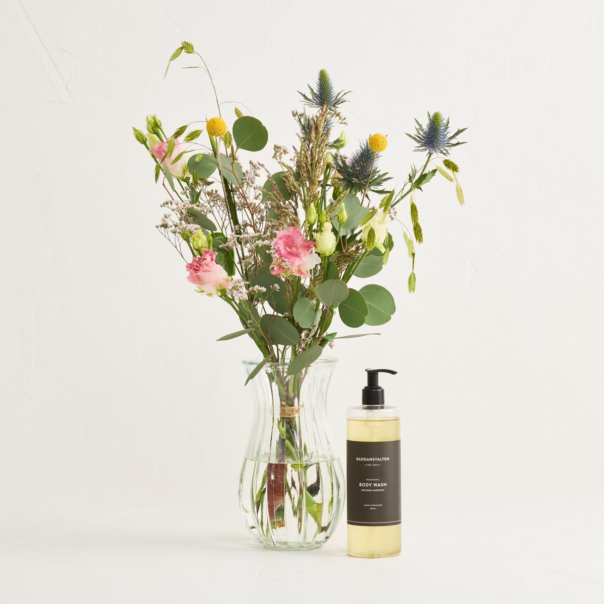 Floristens kreative buket fra vejkanten med Body wash