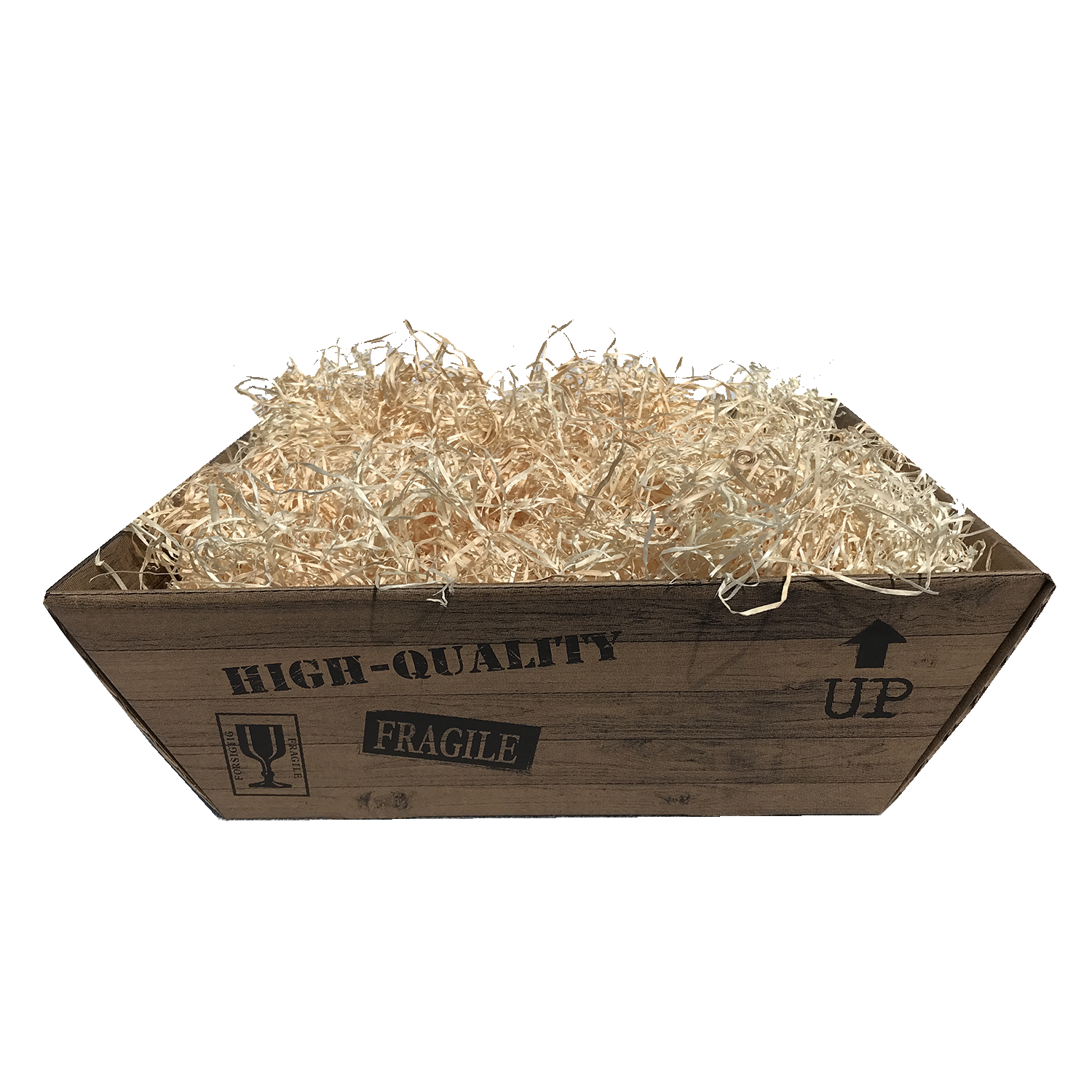 Gavekurv stor trælook. Design selv. Med vores varer