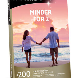 Go Dream MINDER FOR TO- Oplevelsesgaver MULTITHEMATIC - Oplev vores udvalg af oplevelser for eventyrlystne par - f.eks. Middag for 2, en overnatning