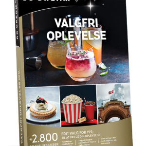 Go Dream VALGFRI OPLEVELSE 199- Oplevelsesgaver MULTITHEMATIC - Et gavekort til alle vores oplevelser Hos GO DREAM har vi over 300 forskellige