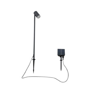Lindby - Myric Solcellelampe w/Jordspyd Sort