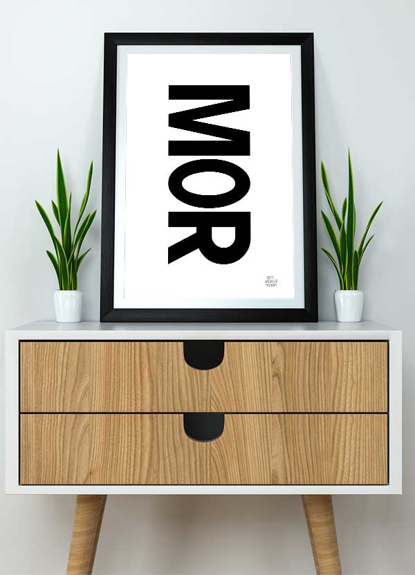 Mor-plakat - 50 x 70 cm - Kr. 279,-