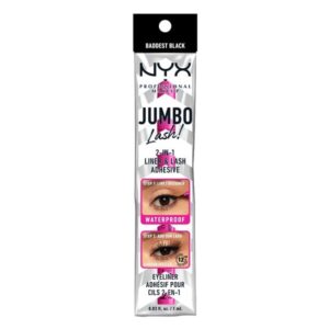 NYX Professional Makeup Jumbo 2-In-1 Liner & Adhesive - Black