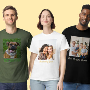 Personlig T-shirt med Billede & Tekst