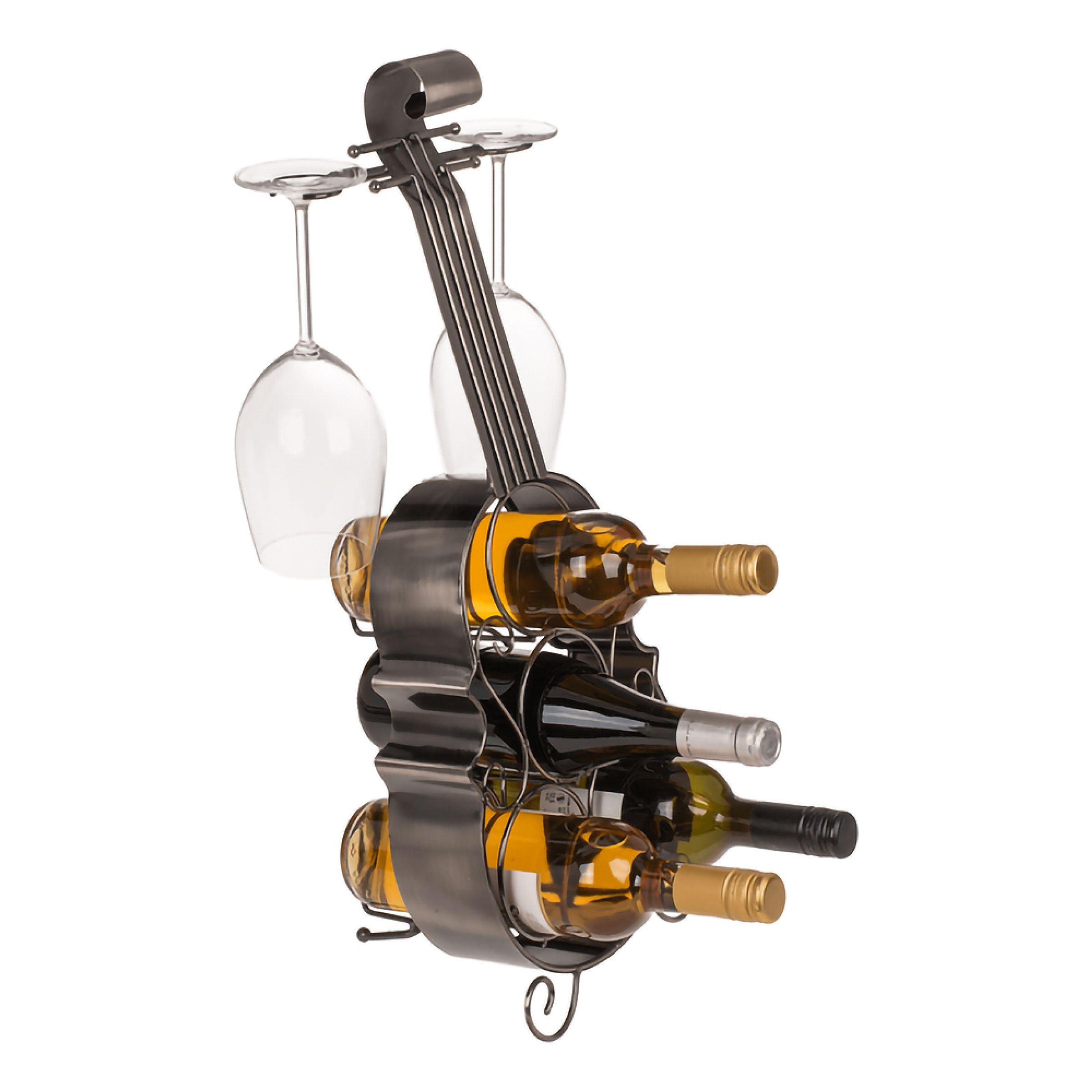 Vinreol med Glas Holder Cello