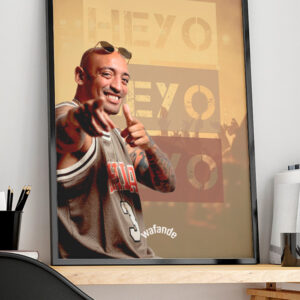 Wafande plakat - Heyo Heyo Heyo - 70 x 100 cm - Kr. 349,-