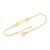Armbånd i 9 kt. Guld 12 eller 14 cm – Mulighed for gravering