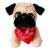Bamse Mops med Hjerte
