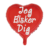 Folieballon 18″ Hjerteform – Jeg Elsker Dig