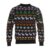 Julesweater, herre, mørkeblå med julestemning – L