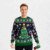 Juletræets Julesweater Navy LED – Herre