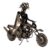 Metal Vinholder – Mand på motorcykel
