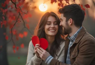 Romantisk tekst til valentinskort