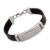 Sort Læderarmbånd 19 eller 21 cm – Mulighed for gravering