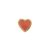 Stine A Love Heart Coral ørestik – 1181-02-Coral