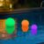 Ubbink flydende solcellelampe 20 LED’er flerfarvet